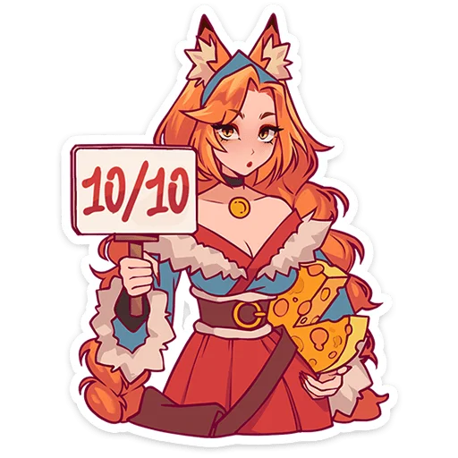 🦊 Стикер «Патрикеевна» для Telegram