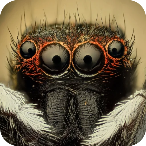 🕷 Стикер «Паучки-Попрыгунчики» для Telegram