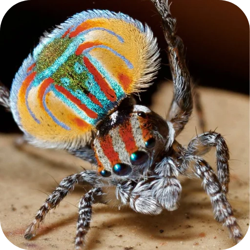 🕷 Стикер «Паучки-Попрыгунчики» для Telegram