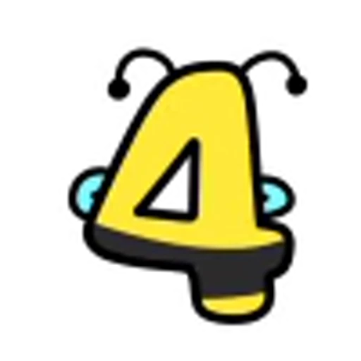 4️⃣ Эмодзи «Пчелиный алфавит, анимированный» для Telegram