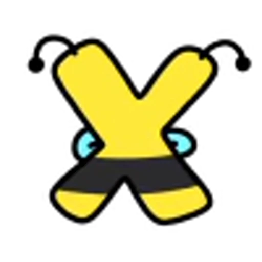 🔤 Эмодзи «Пчелиный алфавит, анимированный» для Telegram