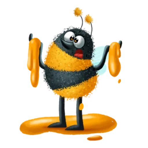 🍯 Стикер «Пчелка Бзз» для Telegram