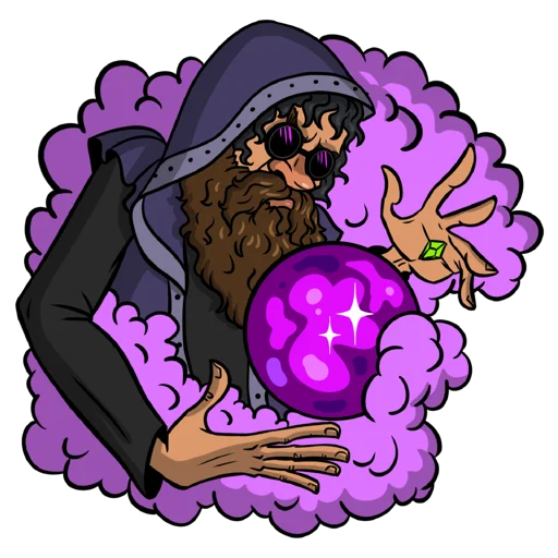 🔮 Стикер «PCHK» для Telegram