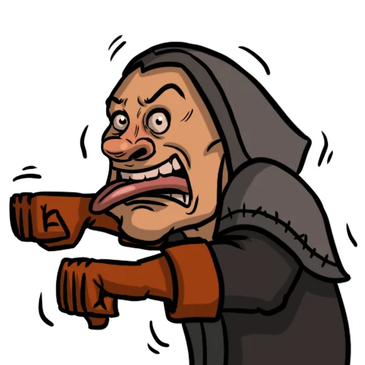 🤪 Стикер «PCHK» для Telegram