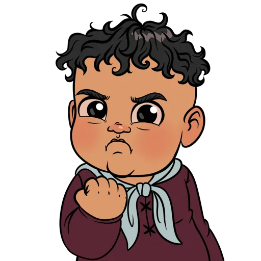 👶 Стикер «PCHK» для Telegram