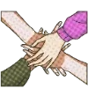 🤝 Эмодзи «Мир Дружба Жвачка» для Telegram