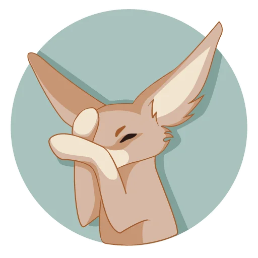 🤦‍♀️ Стикер «Персик и Олуша» для Telegram