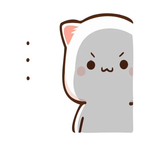 😠 Стикер «Peach Goma Cats» для Telegram
