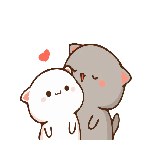🤗 Стикер «Peach Goma Cats» для Telegram