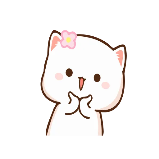 ☺️ Стикер «Peach Goma Cats» для Telegram