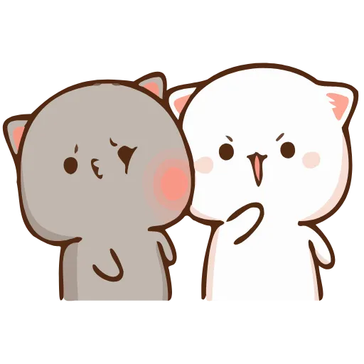 😡 Стикер «Peach Goma Cats» для Telegram