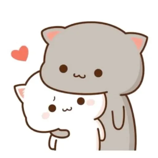 Стикерпак Mochi Mochi Peach Cat для Telegram — скачать