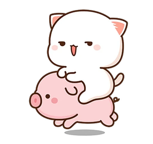 Стикерпак Peach and Goma 10 для Telegram — скачать