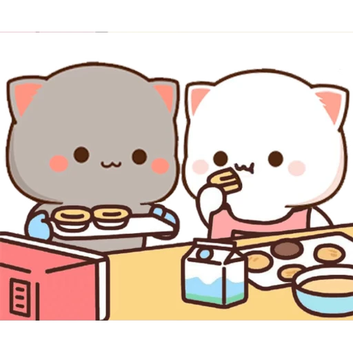 🥐 Стикер «Peach and Goma 18» для Telegram