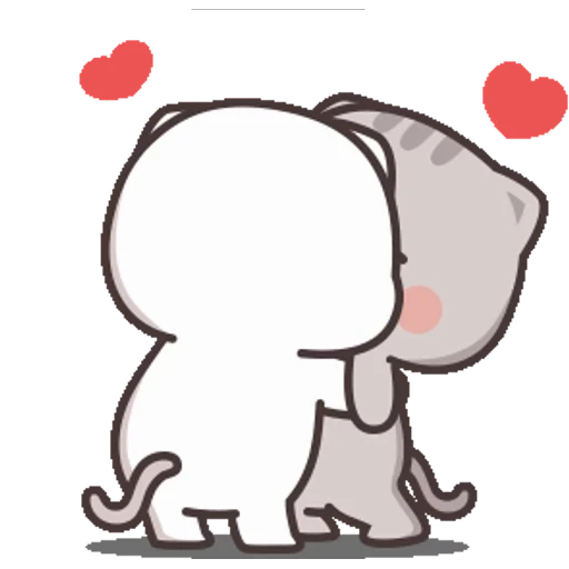 ❤️ Стикер «Peach and Goma 18» для Telegram