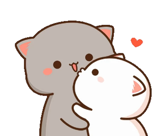 ❤️ Стикер «Peach and Goma 18» для Telegram