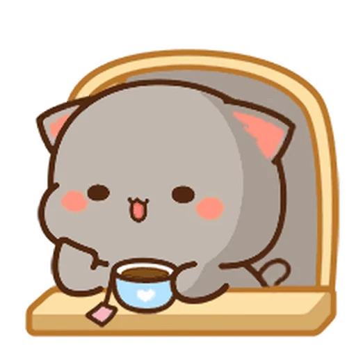 😊 Стикер «Peach and Goma 19» для Telegram