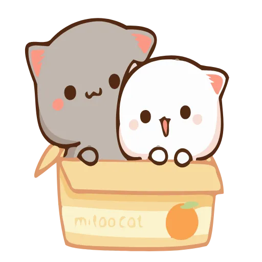 🍊 Стикер «Peach and Goma 3» для Telegram
