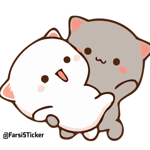 🕺 Стикер «Peach and Goma 3» для Telegram