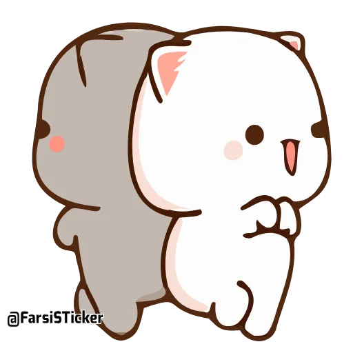 🥳 Стикер «Peach and Goma 3» для Telegram