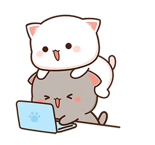 Стикерпак Peach and Goma 6 для Telegram — скачать