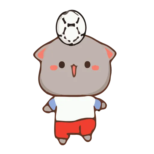 ⚽️ Эмодзи «Peach Goma Emojis 2» для Telegram
