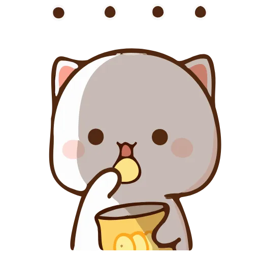 🍟 Эмодзи «Peach Goma Emojis 2» для Telegram