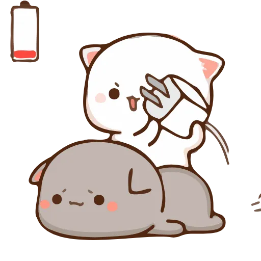 🔋 Эмодзи «Peach and Goma Emoji» для Telegram