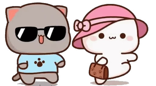 👫 Стикер «Peach & Goma» для Telegram