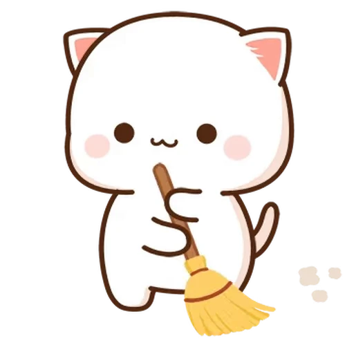 🧹 Стикер «Peach & Goma» для Telegram