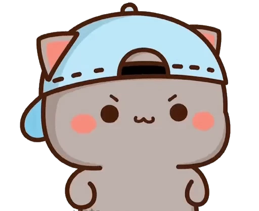 😎 Стикер «Peach & Goma» для Telegram