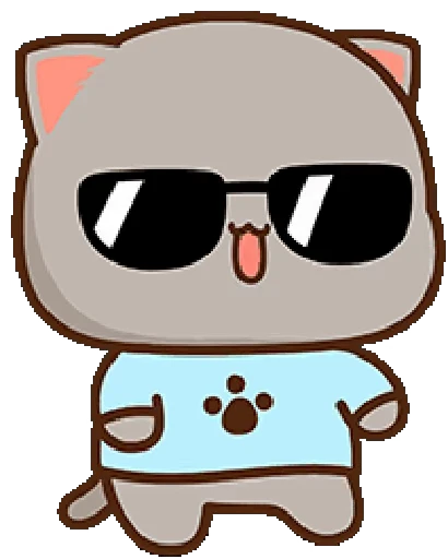 😎 Стикер «Peach & Goma» для Telegram