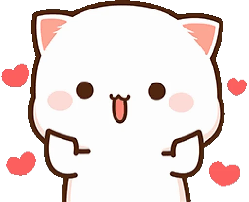 🥰 Стикер «Peach & Goma» для Telegram