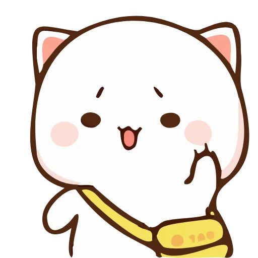 😨 Стикер «Peach Goma» для Telegram
