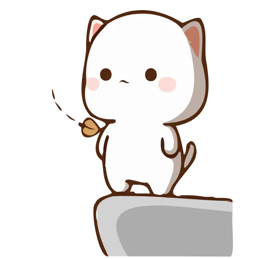 😕 Стикер «Peach Goma» для Telegram