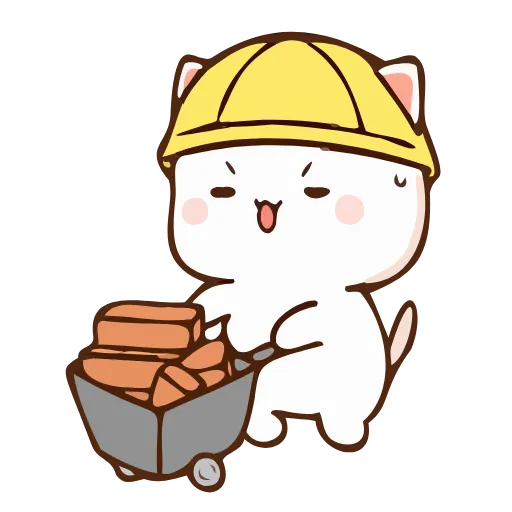 👷‍♀ Стикер «Peach Goma» для Telegram