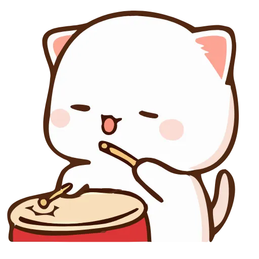 🥁 Стикер «Peach Goma» для Telegram
