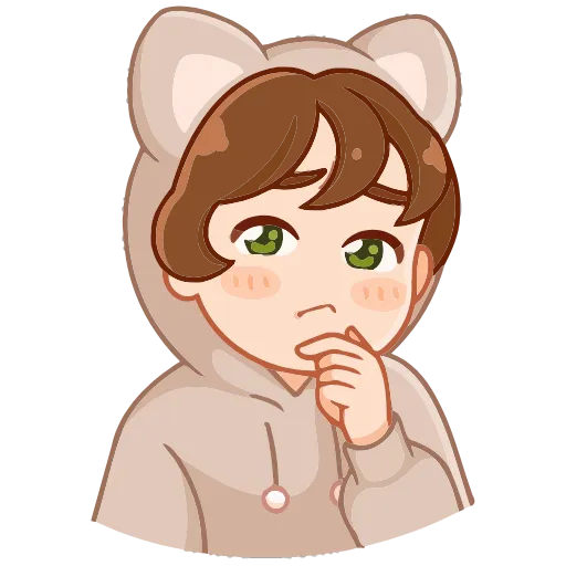 🤔 Эмодзи «Пичи и Шоко» для Telegram