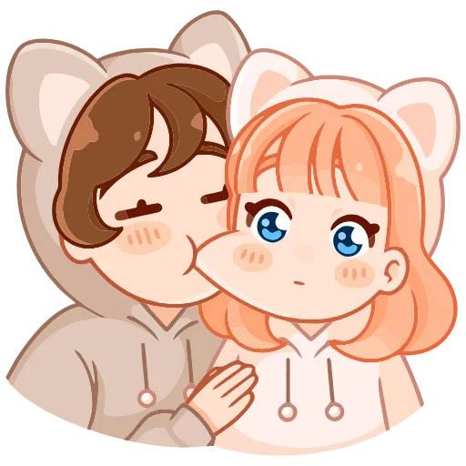 😘 Эмодзи «Пичи и Шоко» для Telegram