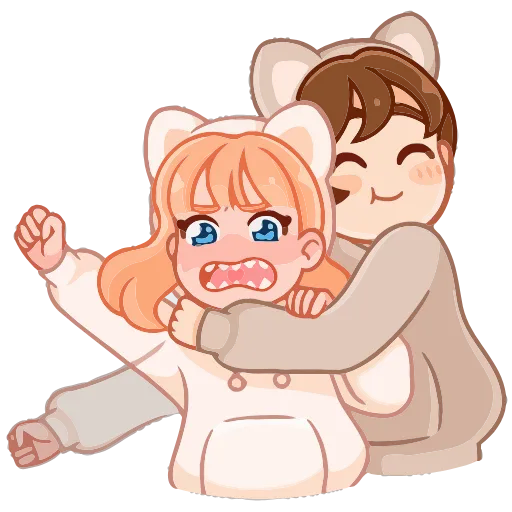 😡 Эмодзи «Пичи и Шоко» для Telegram