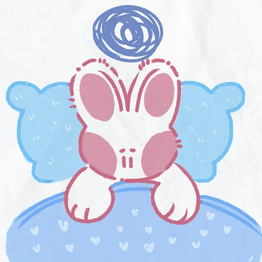 🐰 Стикер «peachy bunny» для Telegram