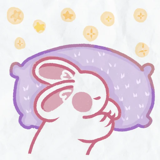 🐰 Стикер «peachy bunny» для Telegram