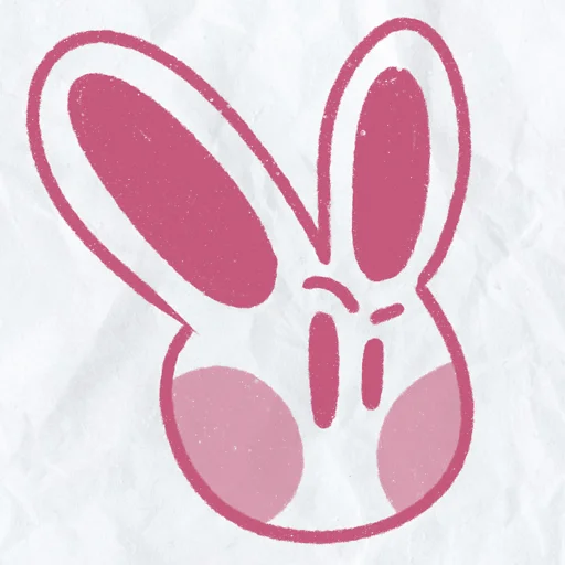 🤨 Стикер «peachy bunny» для Telegram