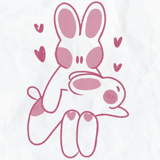 🍑 Стикер «peachy bunny» для Telegram