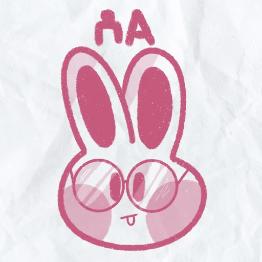 👍 Стикер «peachy bunny» для Telegram