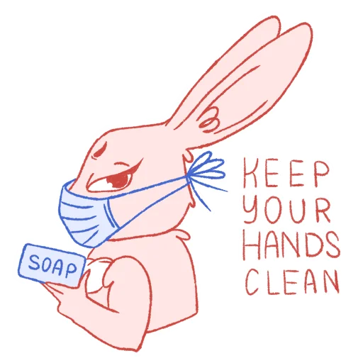 😷 Стикер «Peachy» для Telegram