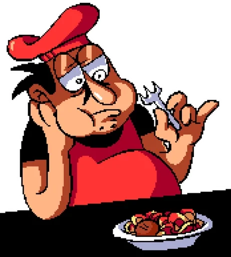 🍝 Стикер «angry italian man» для Telegram