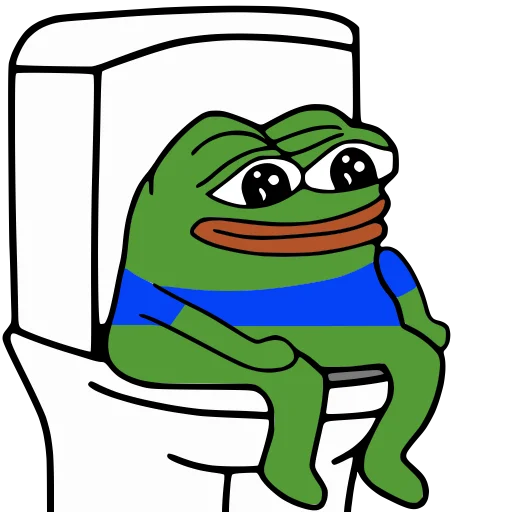 🚽 Стикер «Peepo» для Telegram