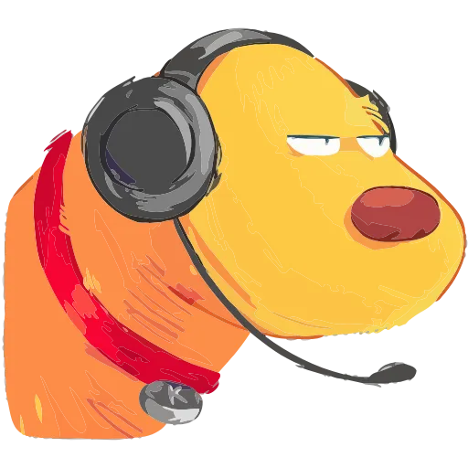 🎧 Эмодзи «Карандашик» для Telegram
