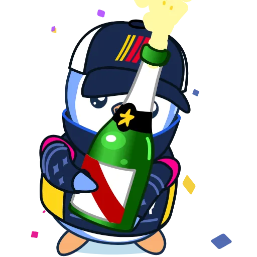 🥂 Стикер «Pengu collection» для Telegram
